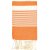 Hamam-towel Stripe orange